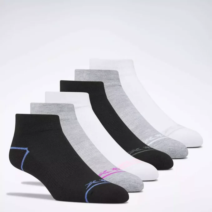 Calcetines cortos básicos Reebok para mujer, 6 pares Calcetines cortos básicos Reebok para mujer, 6 pares