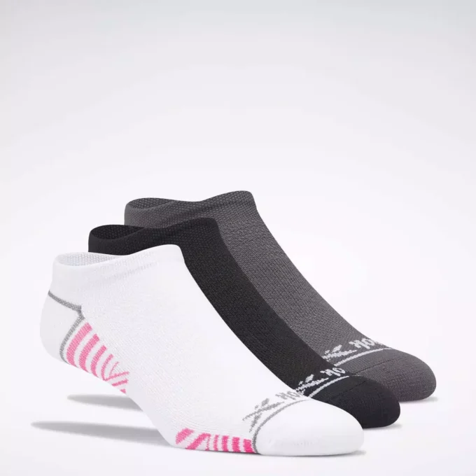 Calcetines invisibles con amortiguación por zonas para mujer, 3 pares