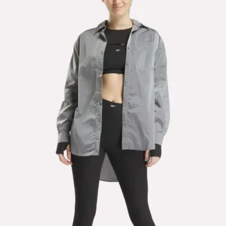 Camisa con botones estilo estudio para mujer