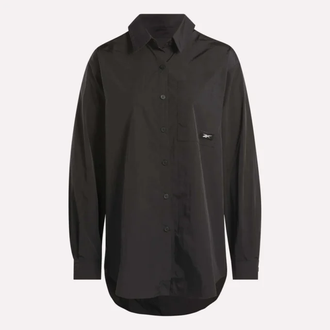 Camisa con botones estilo estudio para mujer