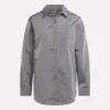 Camisa con botones estilo estudio para mujer
