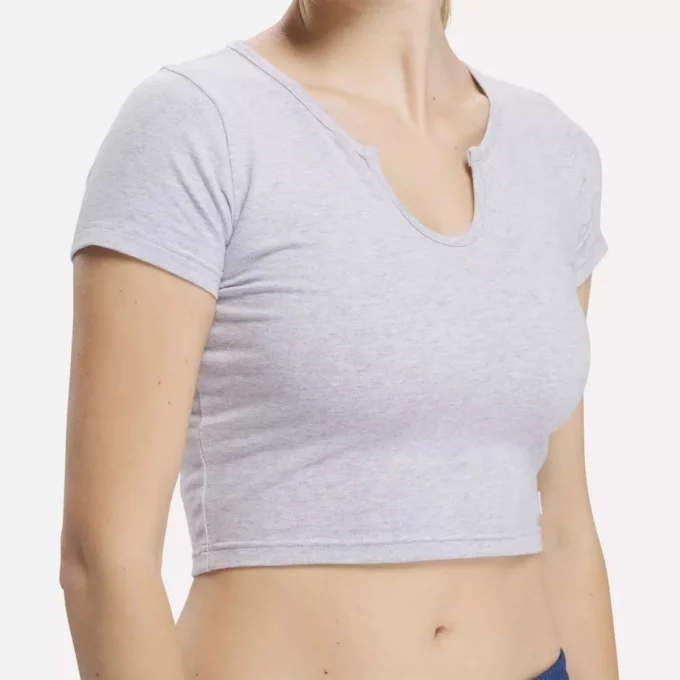 Camiseta corta clásica para mujer Camiseta corta clásica para mujer