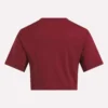 Camiseta corta de manga corta con logo bicolor para mujer Camiseta corta de manga corta con logo bicolor para mujer