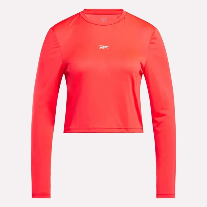 Camiseta corta de manga larga Core Slim Fit para mujer Camiseta corta de manga larga Core Slim Fit para mujer