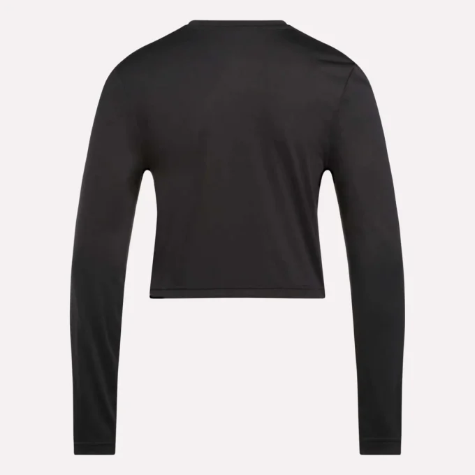 Camiseta corta de manga larga Core Slim Fit para mujer Camiseta corta de manga larga Core Slim Fit para mujer