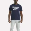 Camiseta de manga corta con cuello redondo y logo grande para hombre Camiseta de manga corta con cuello redondo y logo grande para hombre