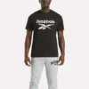 Camiseta de manga corta con cuello redondo y logo grande para hombre Camiseta de manga corta con cuello redondo y logo grande para hombre