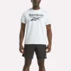 Camiseta de manga corta con cuello redondo y logo grande para hombre Camiseta de manga corta con cuello redondo y logo grande para hombre
