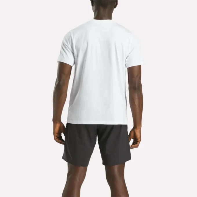 Camiseta de manga corta con cuello redondo y logo grande para hombre Camiseta de manga corta con cuello redondo y logo grande para hombre