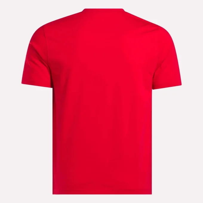 Camiseta de manga corta con cuello redondo y logo grande para hombre Camiseta de manga corta con cuello redondo y logo grande para hombre