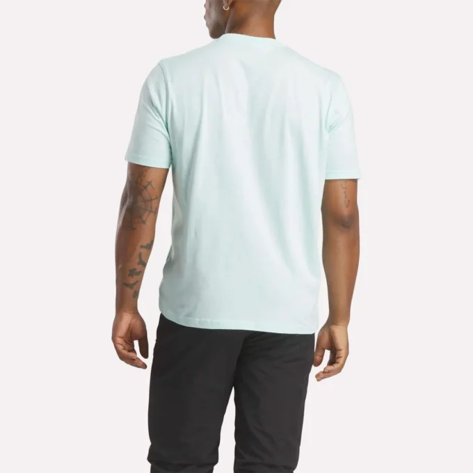 Camiseta de manga corta con cuello redondo y logo grande para hombre Camiseta de manga corta con cuello redondo y logo grande para hombre
