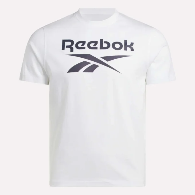 Camiseta de manga corta con cuello redondo y logo grande para hombre Camiseta de manga corta con cuello redondo y logo grande para hombre