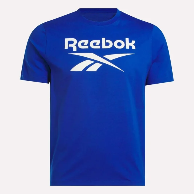 Camiseta de manga corta con cuello redondo y logo grande para hombre Camiseta de manga corta con cuello redondo y logo grande para hombre