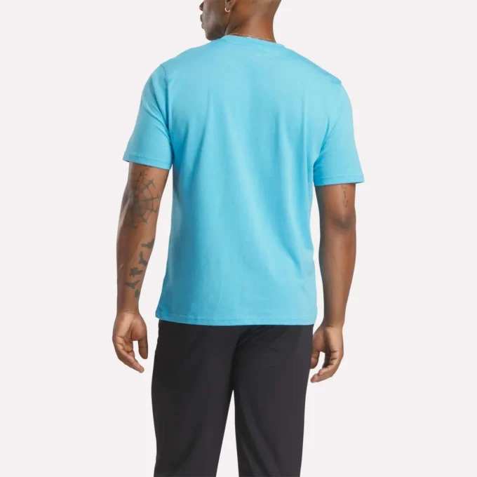 Camiseta de manga corta con cuello redondo y logo grande para hombre Camiseta de manga corta con cuello redondo y logo grande para hombre