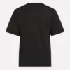 Camiseta de manga corta con cuello redondo y logotipo grande para mujer Camiseta de manga corta con cuello redondo y logotipo grande para mujer