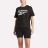 Camiseta de manga corta oversize con logo grande para mujer