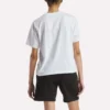 Camiseta de manga corta oversize con logo grande para mujer Camiseta de manga corta oversize con logo grande para mujer