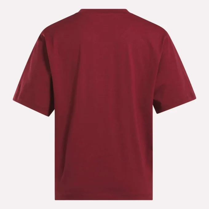 Camiseta de manga corta oversize con logo grande para mujer