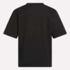 Camiseta de manga corta oversize con logo grande para mujer