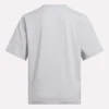 Camiseta de manga corta oversize con logo grande para mujer