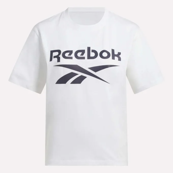 Camiseta de manga corta oversize con logo grande para mujer Camiseta de manga corta oversize con logo grande para mujer