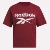 Camiseta de manga corta oversize con logo grande para mujer
