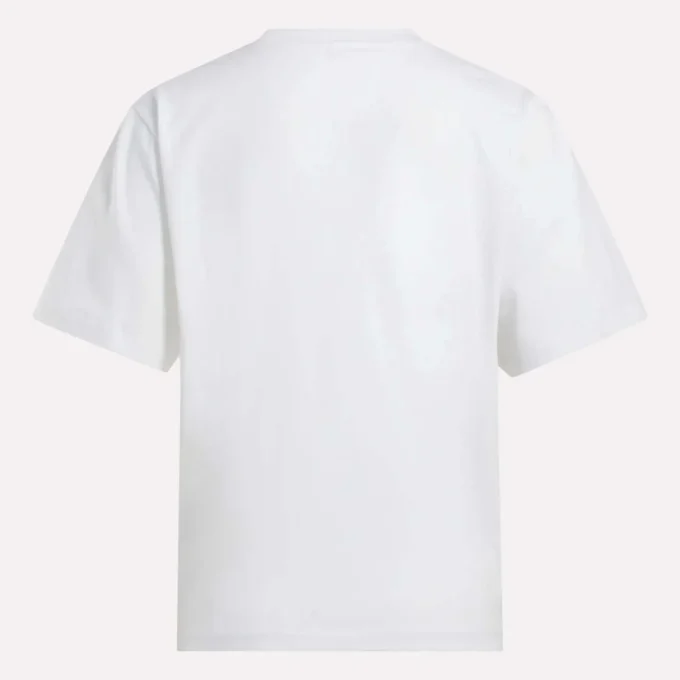 Camiseta de manga corta oversize con logo grande para mujer Camiseta de manga corta oversize con logo grande para mujer