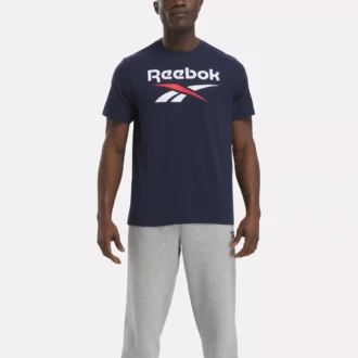 Camiseta Reebok Identity Big Stacked Logo para hombre
