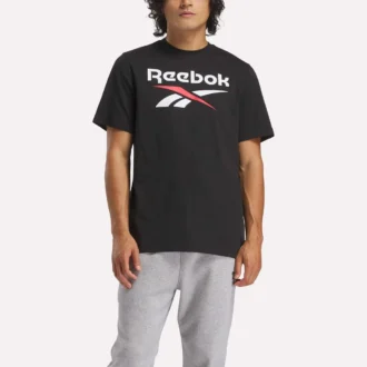 Camiseta Reebok Identity Big Stacked Logo para hombre