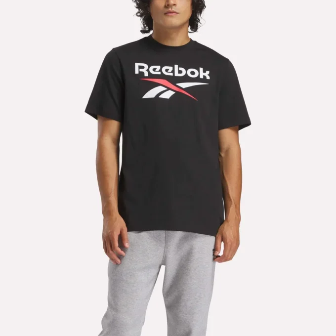 Camiseta Reebok Identity Big Stacked Logo para hombre Camiseta Reebok Identity Big Stacked Logo para hombre