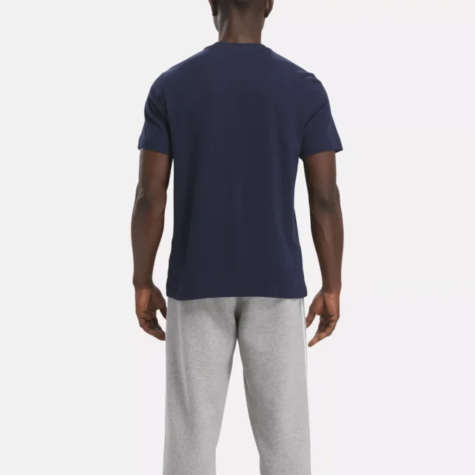 Camiseta Reebok Identity Big Stacked Logo para hombre Camiseta Reebok Identity Big Stacked Logo para hombre