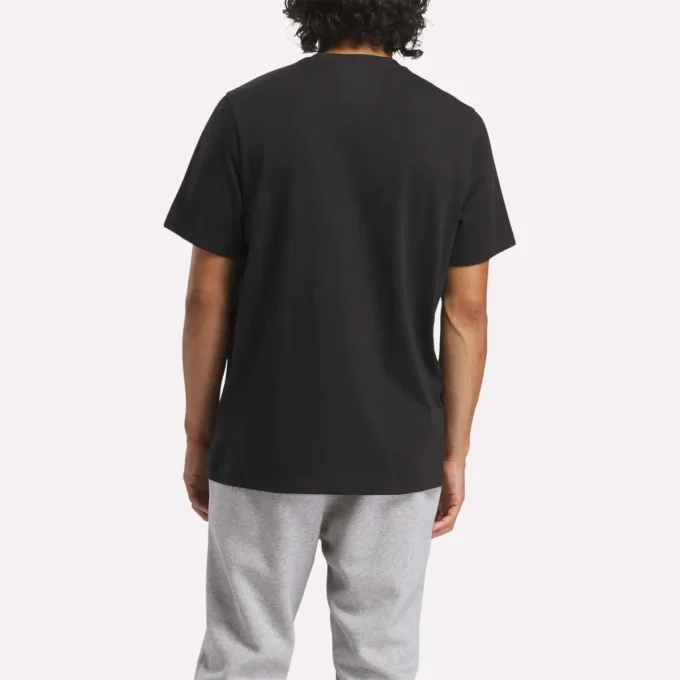 Camiseta Reebok Identity Big Stacked Logo para hombre Camiseta Reebok Identity Big Stacked Logo para hombre