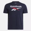 Camiseta Reebok Identity Big Stacked Logo para hombre Camiseta Reebok Identity Big Stacked Logo para hombre