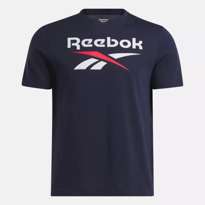 Camiseta Reebok Identity Big Stacked Logo para hombre Camiseta Reebok Identity Big Stacked Logo para hombre