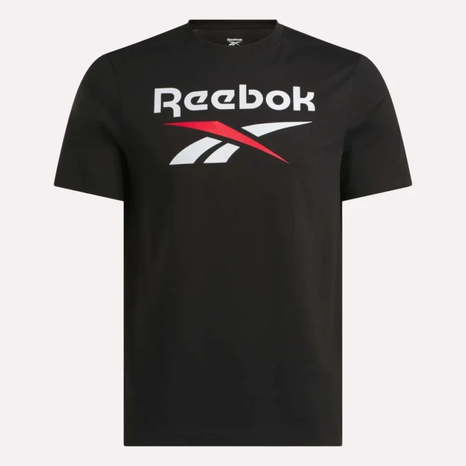 Camiseta Reebok Identity Big Stacked Logo para hombre Camiseta Reebok Identity Big Stacked Logo para hombre