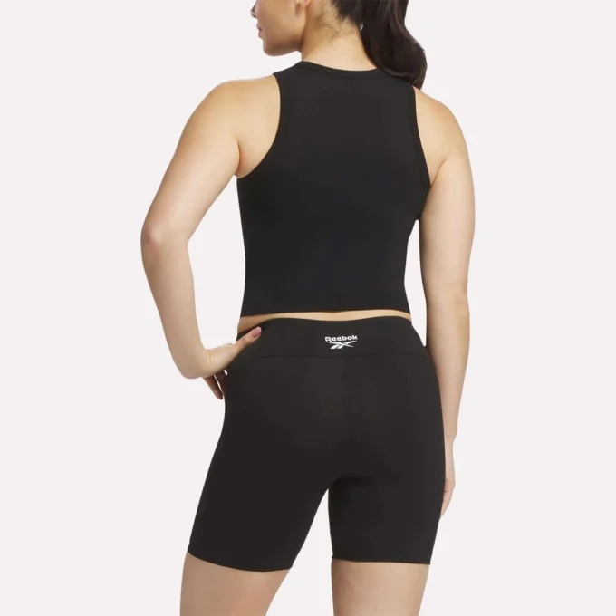 Camiseta sin mangas de canalé para mujer Camiseta sin mangas de canalé para mujer