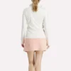 Chaqueta de golf con cremallera completa y costuras de alto rendimiento para mujer Chaqueta de golf con cremallera completa y costuras de alto rendimiento para mujer