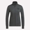 Chaqueta de golf con cremallera completa y costuras de alto rendimiento para mujer Chaqueta de golf con cremallera completa y costuras de alto rendimiento para mujer