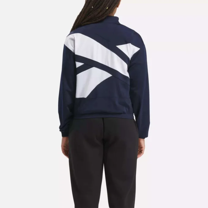 Chaqueta deportiva Reebok Identity Back Vector Tricot para mujer