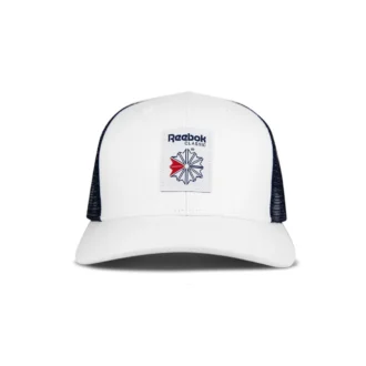 Gorra Trucker con parche tejido Vector