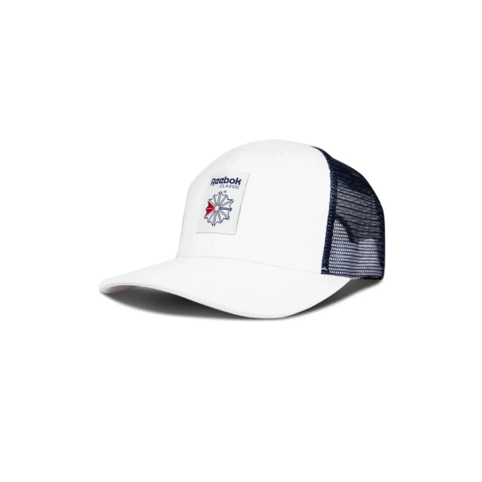 Gorra Trucker con parche tejido Vector