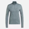 Jersey de golf de manga larga con cremallera de 1/4 y tejido jacquard Vector para mujer Jersey de golf de manga larga con cremallera de 1/4 y tejido jacquard Vector para mujer