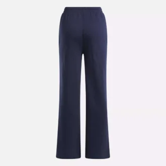 Pantalones anchos de felpa con logotipo pequeño Reebok Identity para mujer