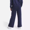 Pantalones anchos de felpa con logotipo pequeño Reebok Identity para mujer Pantalones anchos de felpa con logotipo pequeño Reebok Identity para mujer