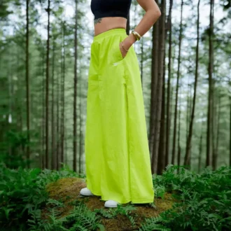 Pantalones clásicos con volumen para mujer