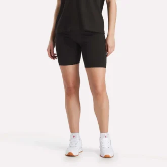 Pantalones cortos de ciclismo con logo pequeño para mujer