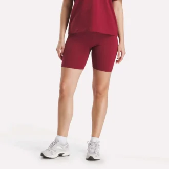 Pantalones cortos de ciclismo con logo pequeño para mujer