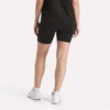 Pantalones cortos de ciclismo con logo pequeño para mujer Pantalones cortos de ciclismo con logo pequeño para mujer
