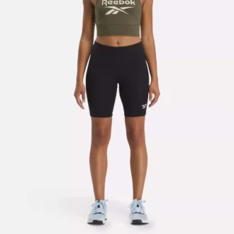 Pantalones cortos de ciclismo Reebok Identity Small Logo Cotton para mujer, 18 cm Pantalones cortos de ciclismo Reebok Identity Small Logo Cotton para mujer, 18 cm