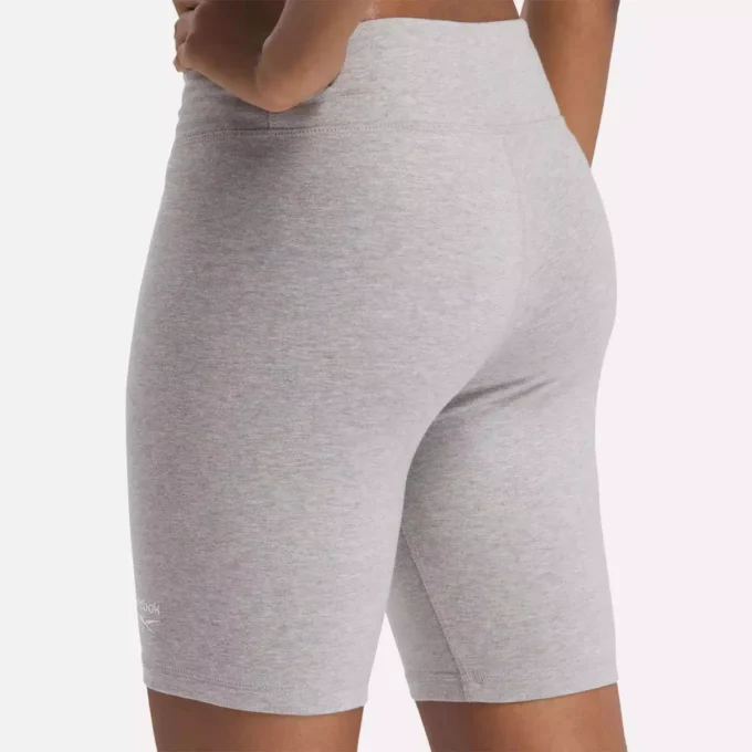 Pantalones cortos de ciclismo Reebok Identity Small Logo Cotton para mujer, 18 cm Pantalones cortos de ciclismo Reebok Identity Small Logo Cotton para mujer, 18 cm